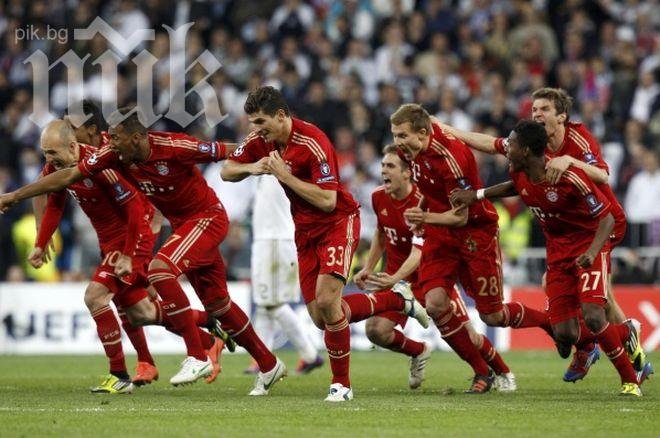 Байерн (Мюнхен) раздаде по 200 хил. евро на калпак за класирането  на Уембли
