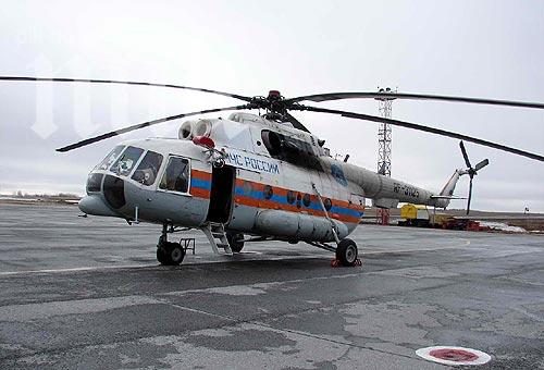 Хеликоптер с десет души на борда катастрофира в Русия