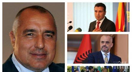 извънредно пик борисов събира премиерите македония албания заради коридор обновена