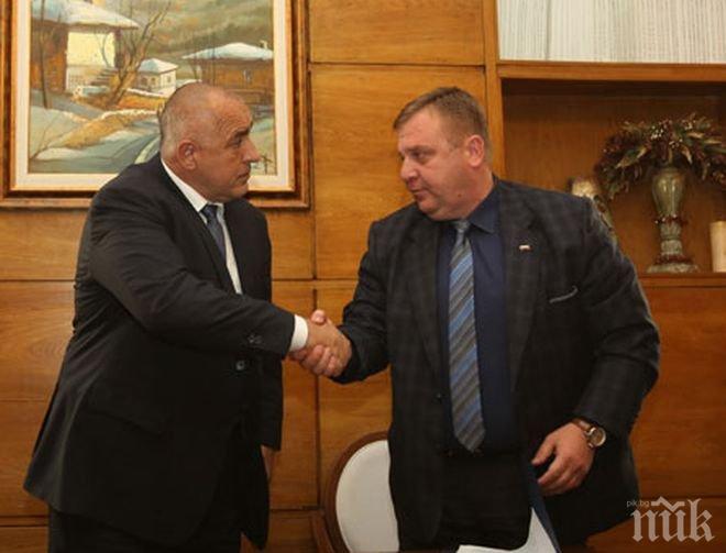 МИГНОВЕНА РЕАКЦИЯ! След разговор с министър Каракачанов, премиерът Борисов спасява Спартан-ите и казармите 