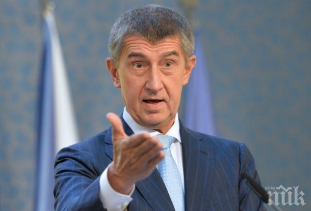 Новият премиер на Чехия се надява ЕС да не оказва натиск над страната заради бежанците