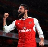 Венгер вижда бъдеще за Жиру в Арсенал