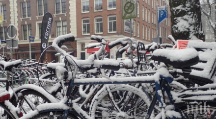 оранжев код опасност холандия заради снеговалежите