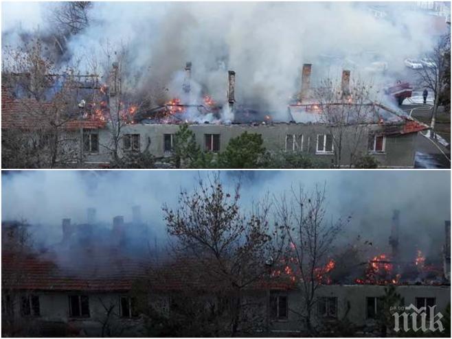 Късо съединение причинило пожара в склад на жандармерията в Бургас