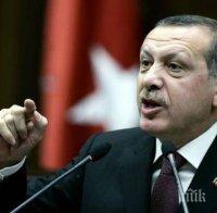 Реджеп Тайип Ердоган: Турция ще прочисти границата от сирийски кюрди