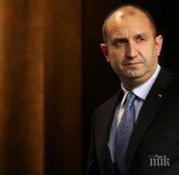 Президентът Румен Радев: В дните на Ханука свещите не озаряват единствено еврейските домове