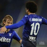 Лацио си уреди двубой с Фиорентина на 1/4-финал за Купата