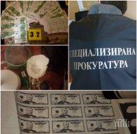  УДАР! Вижте печатницата за фалшива валута, действала и като нарколаборатория, която ГДБОП разби (ВИДЕО) 