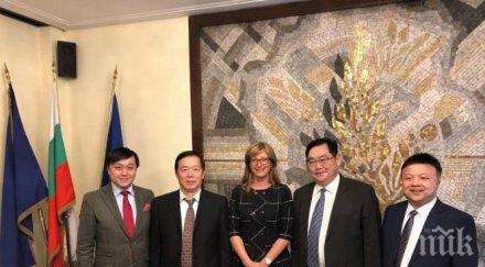 екатерина захариева прие делегация китайската провинция хънан