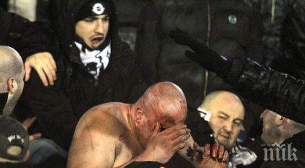 кърваво меле фенове цървена звезда партизан спретнаха здрав бой