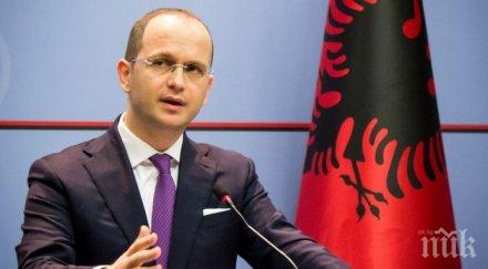 албания придържа линията относно израелско палестинския конфликт