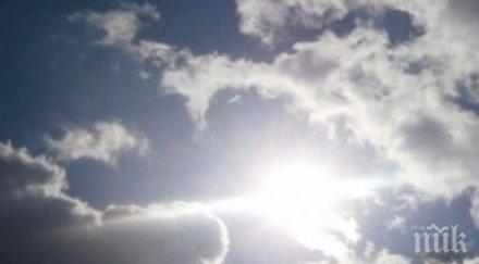 краткотраен дъжд слънце температурите достигнат градуса
