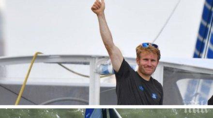 рекорд французин направи околосветско пътешествие яхта дни