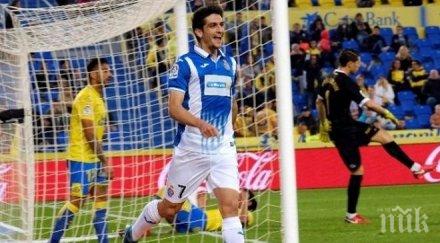 спиращ дъха футболен екшън канарските острови