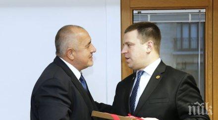 борисов юрий ратас обсъдиха програмата триото председателстващи съвета страни