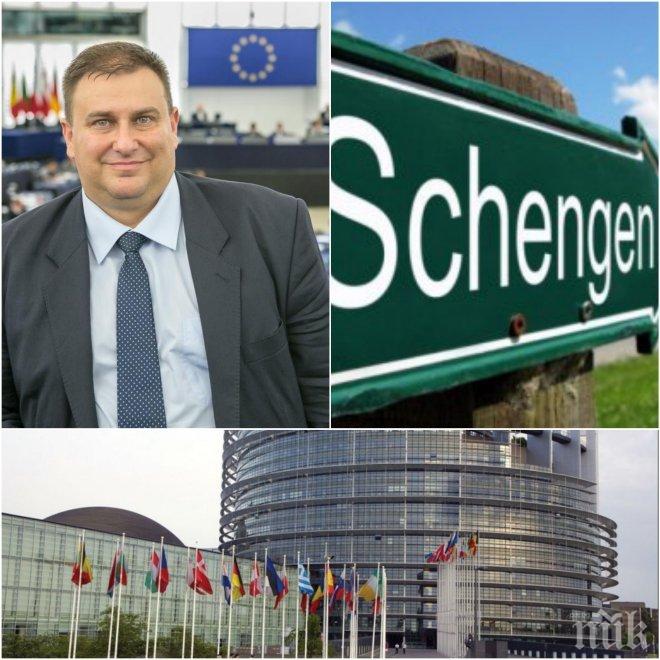 ЕКСКЛУЗИВНО! Евродепутат с горещи новини от Брюксел! Ето кога България може да влезе в Шенген
