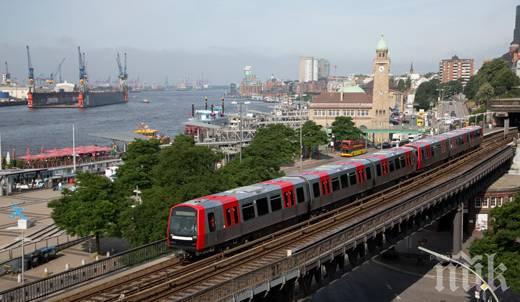 ИНЦИДЕНТ! Мъж взриви тръба на метролинията в Хамбург 