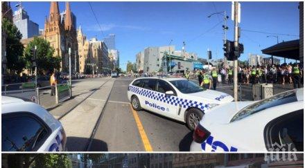 последните минути кола вряза пешеходци мелбърн видео