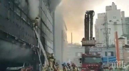 огнен души загинаха пожар фитнес южна корея видео