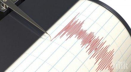 трус земетресение магнитуд рихтер регистрирано монголия