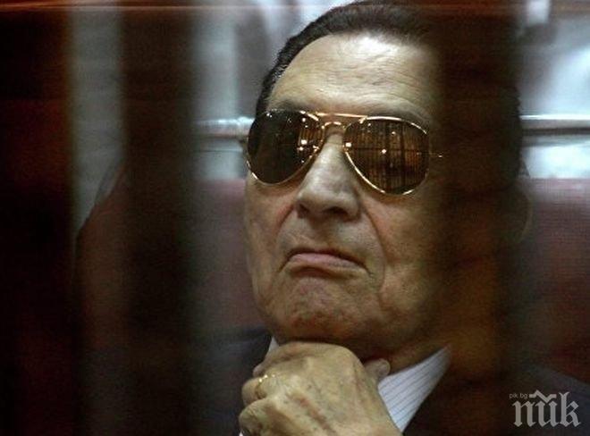 Швейцария размрази сметките на бившия президент на Египет Хосни Мубарак