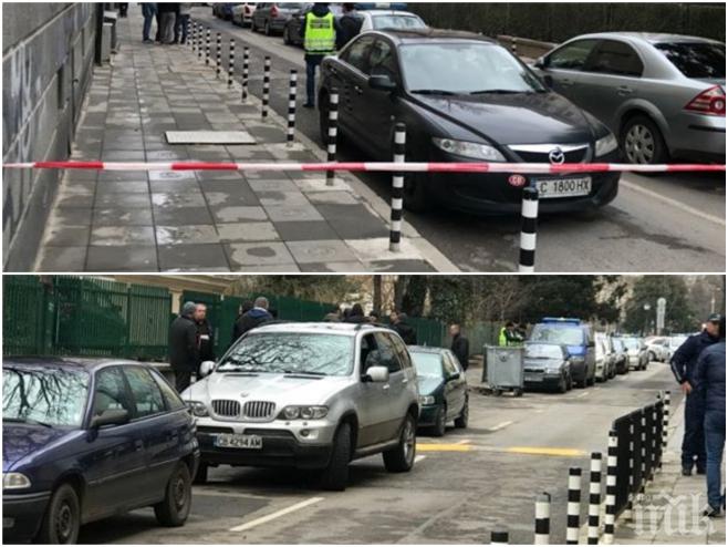САМО В ПИК! Блокада в София след кървавата стрелба - полицията издирва двама заподозрени в тъмно Рено (ОБНОВЕНА)