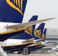 ПРЕДУПРЕДИТЕЛНА СТАЧКА! Пилоти на “Райънеър” спряха работа за 4 часа 