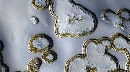 наса показа кадри зимния марс уникални снимки