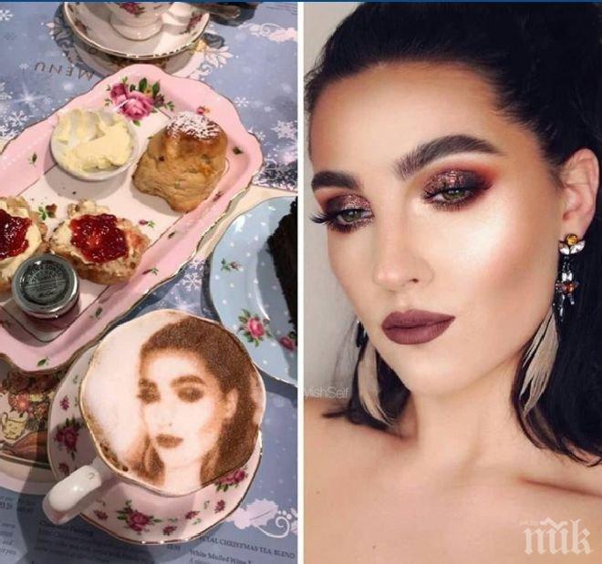 Да изпиеш кафе със собствения си портрет! Вижте как! (СНИМКИ)