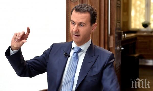 САЩ смекчиха тона към Асад, нарекоха грешка негово евентуално настъпление срещу сирийските кюрди