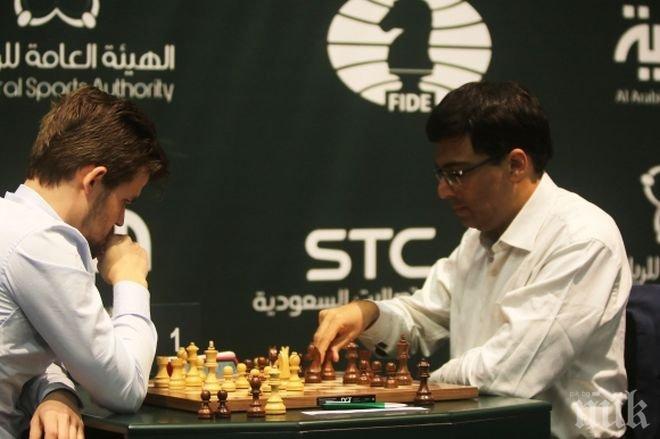 Вишванатан Ананд спечели световната титла по ускорен шахмат, Чепаринов завърши 38-и