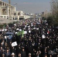 Близо 200 арестувани по време на протестите в Техеран