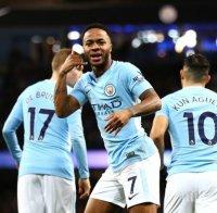 Манчестър Сити се върна на победния път с рекордно бърз гол 
