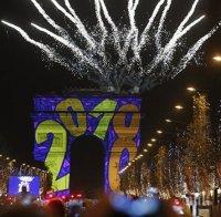 В новогодишната нощ във Франция са били подпалени 1 031 автомобила