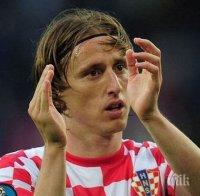 За шести път! Лука Модрич е №1 във футбола на Хърватия