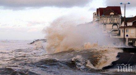 бурята кармен остави без ток 000 домакинства франция