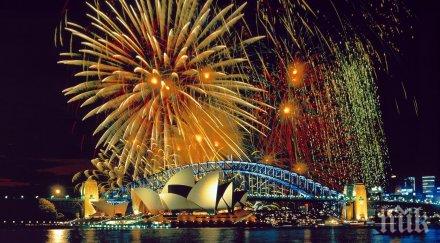 хиляди нетърпеливи туристи вече чакат новата година бреговете сидни гледайте живо