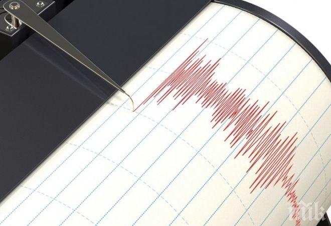 Земетресение в Гърция с магнитуд 5.2 по Рихтер