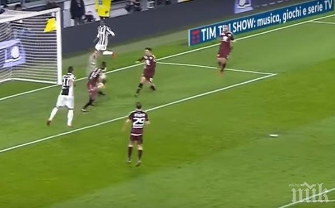 Ювентус на полуфинал в турнира за Купата на Италия след скандално съдийство (ВИДЕО)