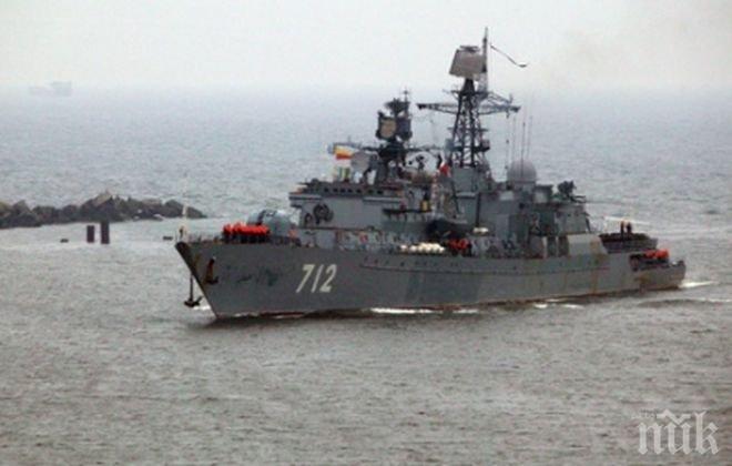 Кораби от руския Каспийски флот тренират за последствия от ядрен удар