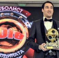 Ивелин Попов стана „Футболист на годината“ за трети пореден път 