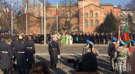 богоявленски водосвет бойните знамена беше отслужен софия
