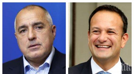 първо пик бойко борисов посреща премиера ирландия обновена снимки