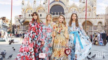 афера венеция дизайнерите долче габана показаха новата колекция снимки