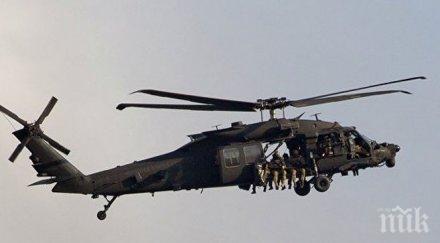 американски военен хеликоптер кацна аварийно япония