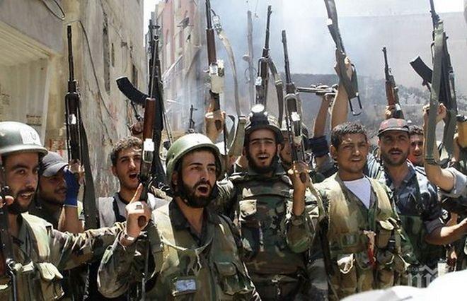  Сирийската армия е разбила обсадата около своя военна база край Дамаск