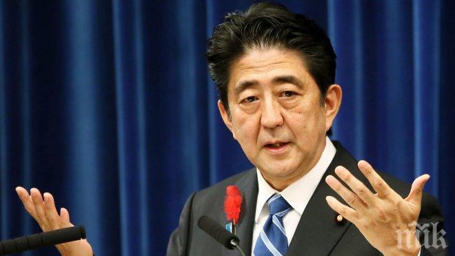 Премиерът на Япония очаква конкретни стъпки от Пхенян в преговорите със Сеул