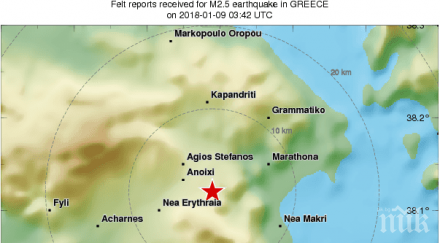 последните минути гърция тресе поредни труса паникьосаха комшиите