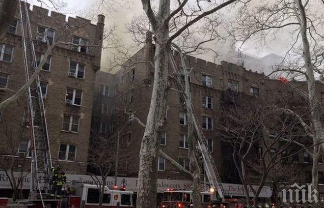 Най-малко 14 пострадали при пожар в Ню Йорк