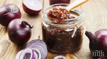 лягане мажете шията червен лук резултатът изненада